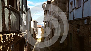 Medieval village of Poza de la Sal, Burgos, Castile and Leon, Spain.