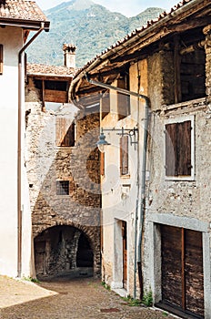 Medieval village of Pranzo, Italy