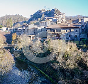Medieval village of the pyrinees