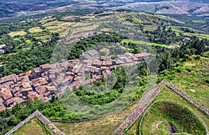 Medieval village of Radicofani in Tuscany, Italy