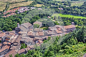 Medieval village of Radicofani in Tuscany, Italy