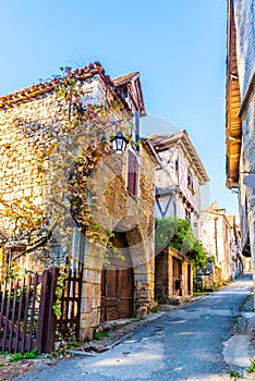 Medieval village of Saint-Cirq-Lapopie, in Lot, Occitanie, France