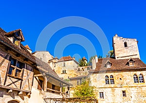 Medieval village of Saint-Cirq-Lapopie, in Lot, Occitanie, France
