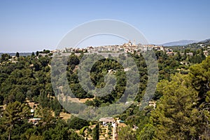 The medieval village of Saint Paul de Vence in the Maritime Alps