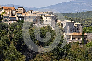 The medieval village of Saint Paul de Vence in the Maritime Alps