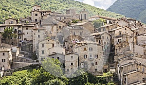 The medieval village of Scanno photo