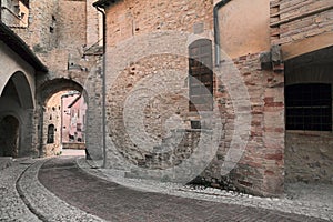 Medieval village in Umbria, Italy