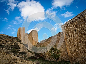 Medieval Wall of Albarracin. Teruel. Spain