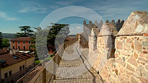 Medieval wall of Avila, Spain, Europe