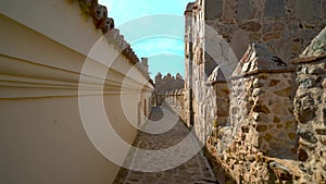 Medieval wall of Avila, Spain, Europe