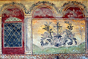 Medieval wall painting