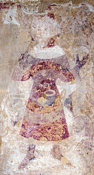 Medieval wall painting