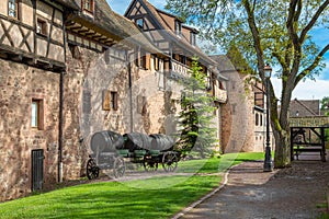 Medieval wall of Riquewihr