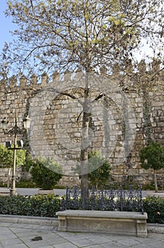 Medieval wall in Seville