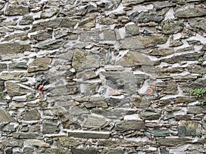 Medieval Wall, Stone Background Texture