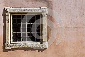 Medieval wall window
