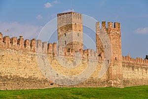 The city walls of Montagnana photo