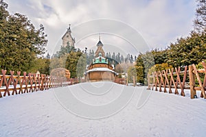 The medieval Wang Temple in Karpacz