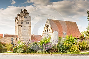 Medieval Watch Tower in Dinkelsbuehl