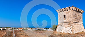 Medieval watchtower at Kiti. Larnaca