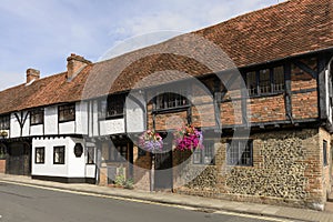 Medieval wattle house in Friday street, Henley on Thames