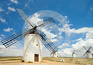 Medieval Windmills of Campo de Criptana photo