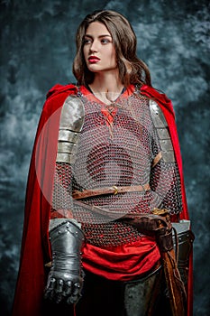 Medieval woman knight