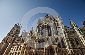 Medieval York Minster Cathedral.