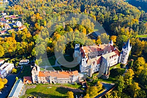 Medieval Zleby castle