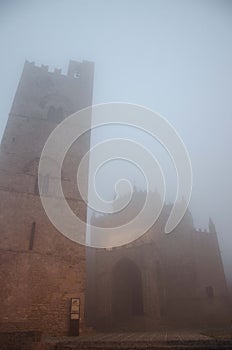 Medievel Catholic Church (fourteenth century). Chiesa Matrice in Erice, Sicily.