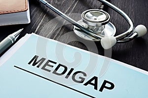 Medigap Supplement Health Insurance papers