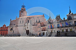 Medina del Campo, central square. Spain photo