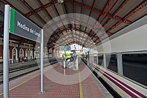 Medina del Campo train station, Valladolid province, Spain