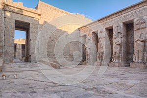 Medinet Habu in Luxor, Egypt photo