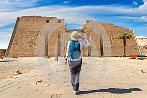 Medinet Habu temple in Luxor