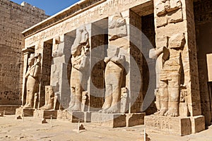 Medinet Habu temple in Luxor