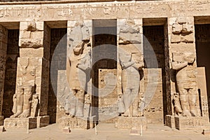 Medinet Habu temple in Luxor