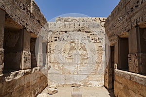 Medinet Habu Temple in Luxor, Egypt