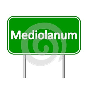 Mediolanum road sign.