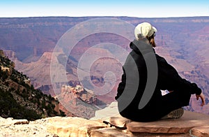 Meditating at the Grand Canyon