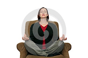 Meditating Woman photo