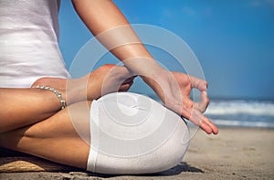 Meditation on the beach