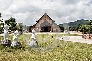 Meditation Hall in Cherntawan International Meditation Center