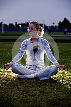 Meditation in the park