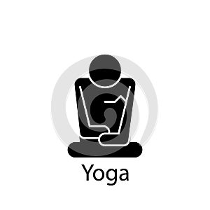 meditation, training, yoga icon. Element of Peace and humanrights icon. Premium quality graphic design icon. Signs and symbols