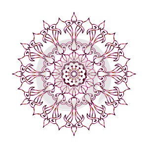 Meditational Healing Spirituality Relaxation Mandala Design Of Geometrical Decorative Abstract Islamic Pattern photo