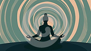 Meditative Breathwork with Emanating Concentric Circles