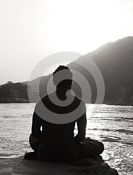 Meditative postures - Daily Retuals- Hindu Sadhu