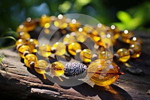 Meditative Prayer beads. Generate Ai