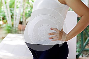 Meditative pregnancy yoga